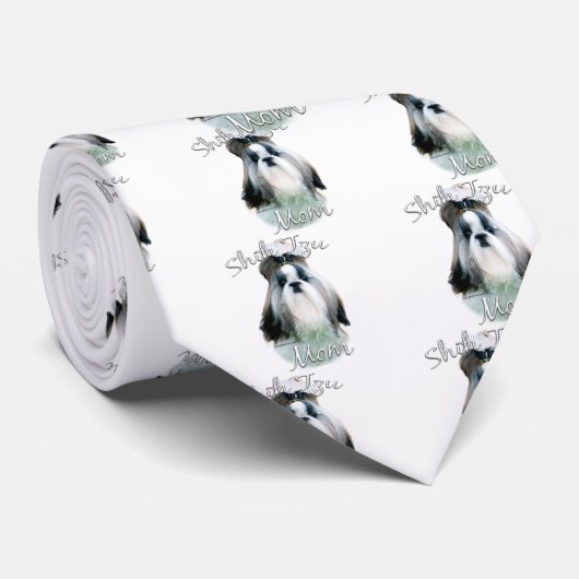シーズー（犬）Tzu母2 ネクタイ (ロール)