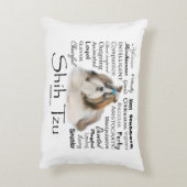 シーズー(犬)Tzu特性アクセント枕 アクセントクッション (裏面(縦))