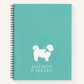 シーズー（犬）Tzu犬の子犬テディベア短い髪 ノートブック (正面)