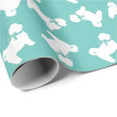 シーズー(犬)Tzu犬の子犬テディベア短い髪 ラッピングペーパー (ロールコーナー)