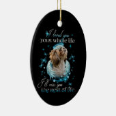 シーズー(犬)TZU犬ペット恋しく思メモリアル残り セラミックオーナメント (右)