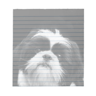 シーズー（犬）Tzu犬メモ帳 ノートパッド