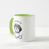 シーズー(犬)Tzu私について マグカップ (正面左)