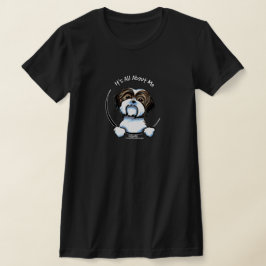 シーズー（犬）Tzu私について Tシャツ