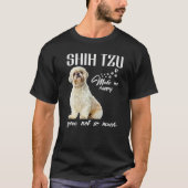 シーズー(犬)Tzu私は幸せにそれほど多くの犬の恋人P Tシャツ (正面)