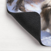 シーズー（犬）Tzu雪のクリスマス マウスパッド (コーナー)