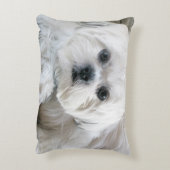 シーズー(犬) Tzu アクセントクッション (裏面(縦))