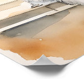 シーズー（犬）Tzu – ドッグアートプリント ポスター (角)