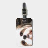 シーズー（犬） Tzu ラゲッジタグ (正面縦)