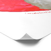 シーズー(犬)Tzu /ラサアプソバレンタインデー ポスター (角)