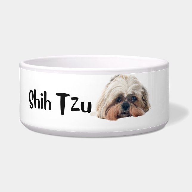シーズー（犬）Tzu – 犬種ボウル ボウル (正面)