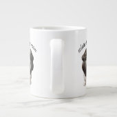 シーズー(犬)Tzu – 私の母はどこ ジャンボコーヒーマグカップ (裏面)