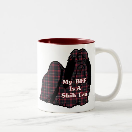 シーズー（犬）Tzu BFFギフト ツートーンマグカップ (右)