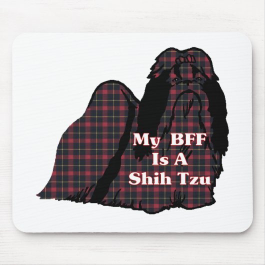 シーズー(犬)Tzu BFFギフト マウスパッド (正面)