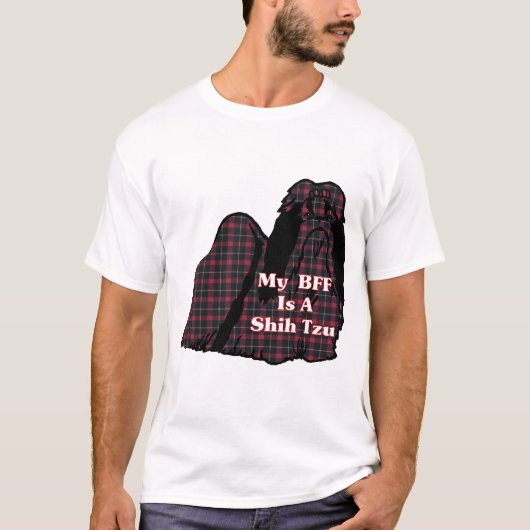 シーズー(犬)Tzu BFFギフト Tシャツ (正面)