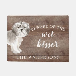 シーズー（犬）Tzu.Dogドパーソナライズされたアマット ドアマット