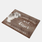 シーズー(犬)Tzu.Dogドパーソナライズされたアマット ドアマット (アングル)