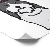 シーズー(犬)Tzu Dog Cartoon ポスター (角)