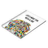 シーズー（犬）Tzu Dog Notebook 6.5インチx 8.75インチ ノートブック (左側)