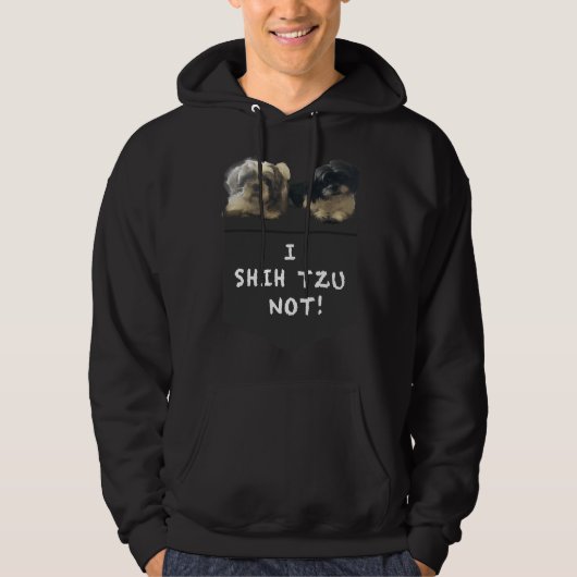 シーズー（犬）Tzu Iシーズー（犬）Tzu Not! パーカ (正面)