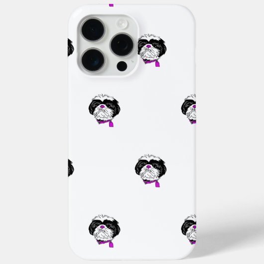 シーズー（犬）Tzu iPhone / iPadケース Case-Mate iPhoneケース (裏面)