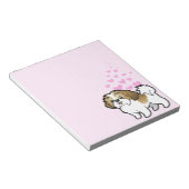 シーズー（犬）Tzu Love （パピーカット） ノートパッド (アングル)