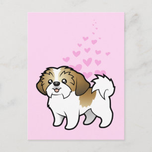 シーズー(犬)Tzu Love (パピーカット) ポストカード