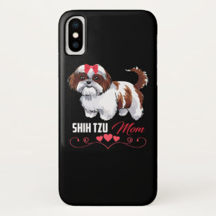 シーズー（犬）Tzu Mom Cuteシーズー（犬）Tzu Dog Mom iPhone X ケース