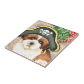 シーズー（犬）Tzu Pirate タイル (側面)