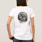 シーズー（犬） Tzu Tシャツ (裏面)