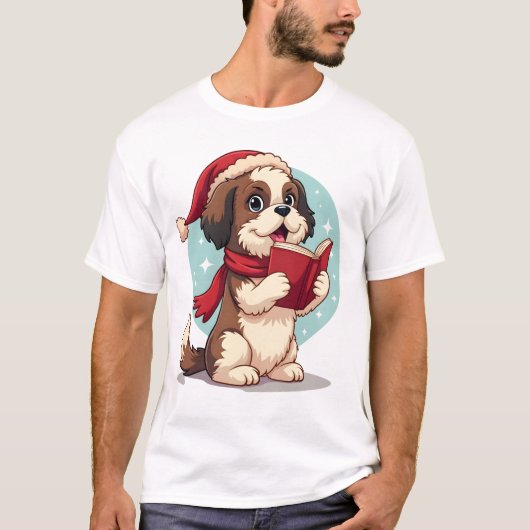 シーズー 聖歌隊の歌手 Tシャツ (正面)