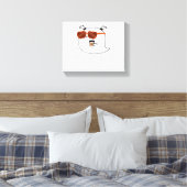 シーズ不気味ンキュート幽霊クラシックTシャツ キャンバスプリント (インサイチュ (寝室))