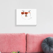 シーズ不気味ンキュート幽霊クラシックTシャツ キャンバスプリント (インサイチュ (リビング))