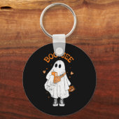 シーズ不気味ンキュート幽霊ハロウィーンブージーブーブージェ キーホルダー (正面)