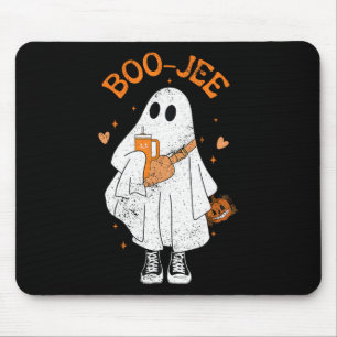 シーズ不気味ンキュート幽霊ハロウィーンブージーブーブージェ マウスパッド