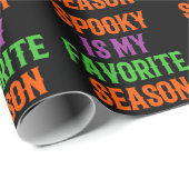 シーズ不気味ンハッピーハローウィン面白いハロウィーン ラッピングペーパー (ロールコーナー)