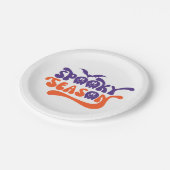 シーズ不気味ンハローウィンパーティ ペーパープレート (アングル)