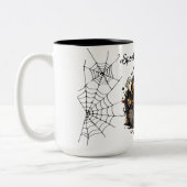 シーズ不気味ンハ幽霊のよく出るロウィーンコーヒーマグ ツートーンマグカップ (左)