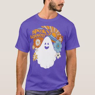 シーズ不気味ンフローラ幽霊サンシャインおもしろいハロウィー Tシャツ