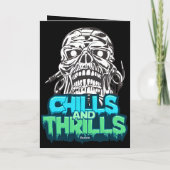 シーズ不気味ン幽霊ハンドハロウィンカード カード (裏面)