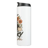 シーズ不気味ン幽霊レトロ不気味フローラハロウィーン タンブラー (回転右)