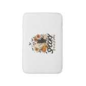 シーズ不気味ン幽霊レトロ不気味フローラハロウィーン バスマット (正面縦)