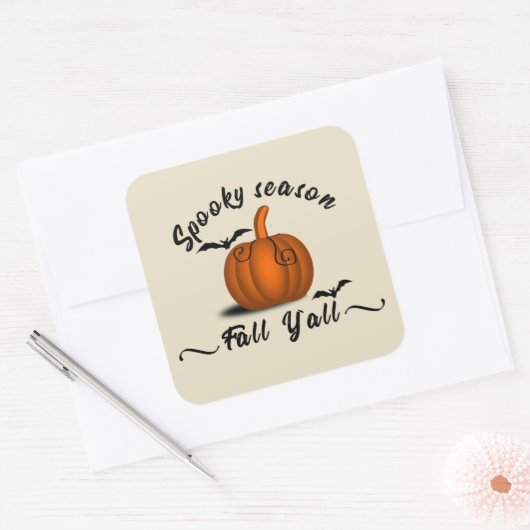 シーズ不気味ン秋yall スクエアシール (封筒)