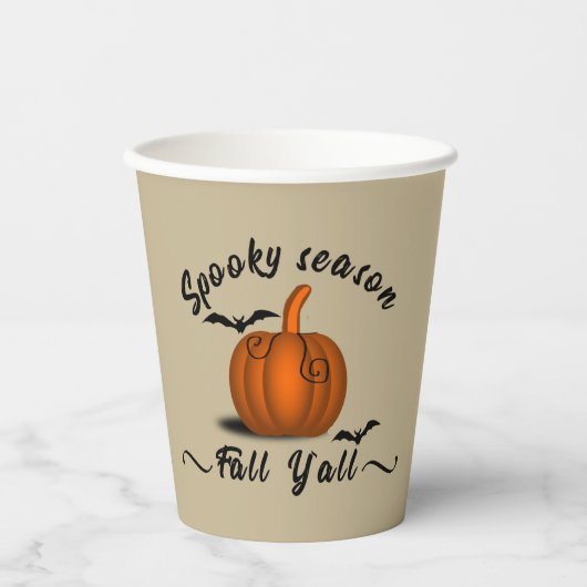 シーズ不気味ン秋yall 紙コップ (正面)