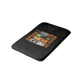 シーズ不気味ン – かわいい幽霊、黒猫、かぼちゃとH バスマット (アングル)