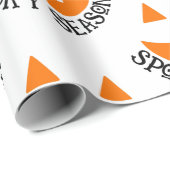 シーズ不気味ン&ハロウィーンのカボチャのちょうちんハロウィーン ラッピングペーパー (ロールコーナー)