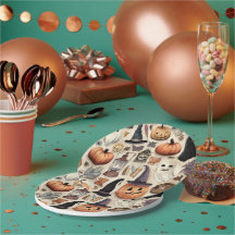 シーズ不気味ン – ハロウィーン紙プレート