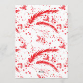 シーズ賛美ンレタリングホリデークリスマスカード シーズンカード (裏面)