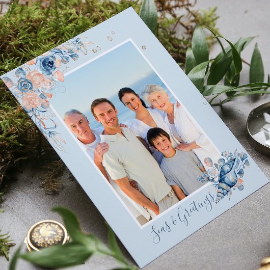 シーズ&グリーティングクリスマスシック航海のな写真 ポストカード