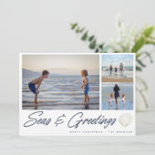 シーズ&グリーティングコースタルファミリーホリデーカード シーズンカード (スタンド正面)